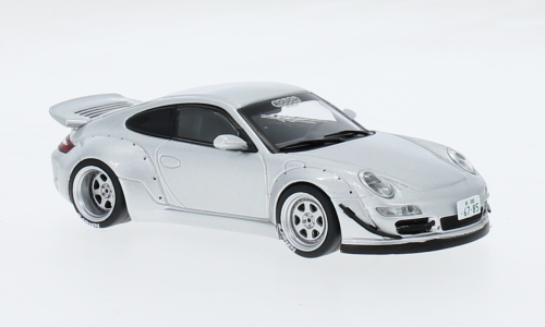 Porsche 997 RWB Zilver - 1:43